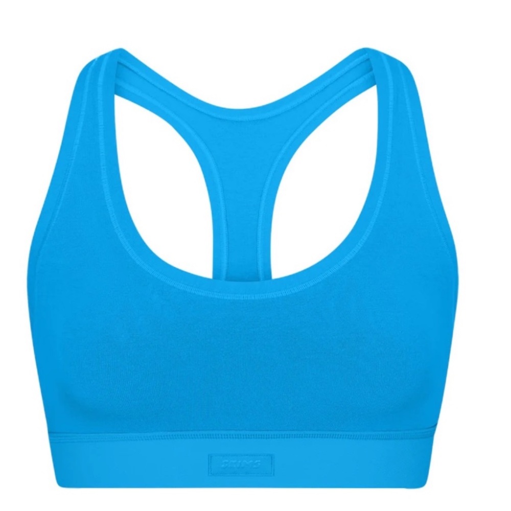 SKIMS - Cotton Jersey Racerback Sports Bra